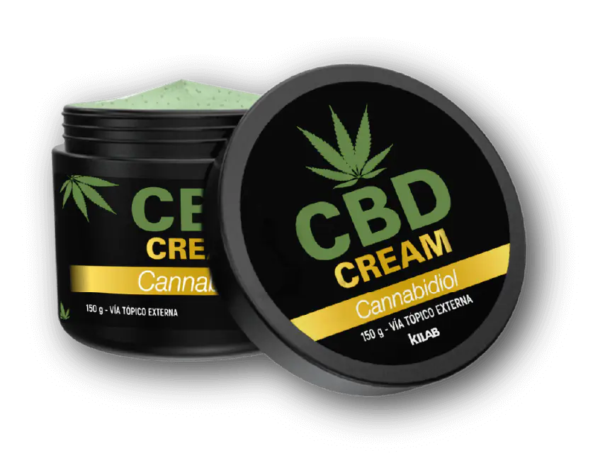 Pote abierto de CBD CREAM Cannabidiol, 150 g